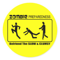 Zombie Preparedness Befriend Slow ALL COLOR Design