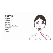 Zombie Princess Business Card