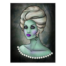 Zombie Queen Postcards