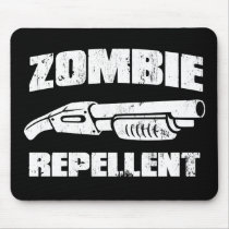 zombie repellent - the shotgun mouse pad