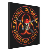 Zombie Response Team Canvas Print