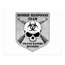 Zombie Response Team: Grand Rapids Division Postcard