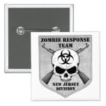 Zombie Response Team: New Jersey Division Buttons