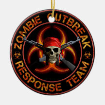 Zombie Response Team Ornaments