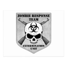 Zombie Response Team Postcard