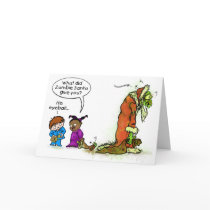 Zombie Santa Christmas Card