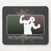Zombie Shooting League Gunpad Mousepad
