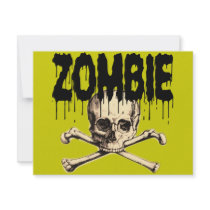 Zombie Skull Black Announcements
