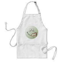 Zombie Smiley Face Aprons
