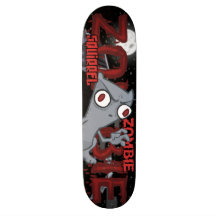 Zombie Squirrel Foamy Skateboard