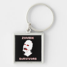 Zombie Survivors Icon Flair Keychains