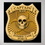 Zombie Task Force - Captain Badge