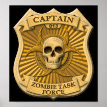 Zombie Task Force - Captain Badge