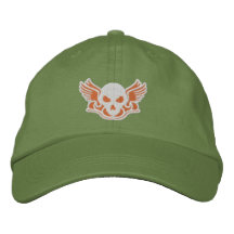 Zombie Track Club Orange Embroidered Hat