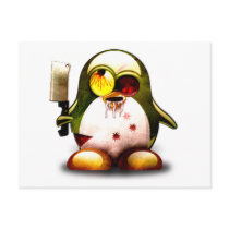 Zombie Tux (Linux Tux) Postcard