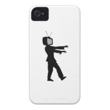Zombie TV iPhone 4 Cases
