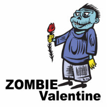 Zombie Valentine Photo Cut Outs