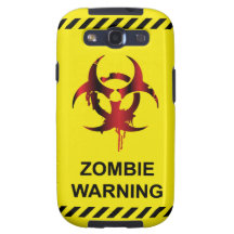 Zombie Warning Case-Mate Samsung Galaxy S3 Vibe Samsung Galaxy S3 Case