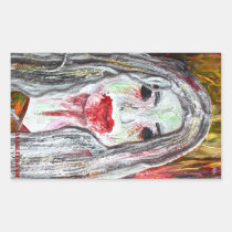Zombie Woman Sticker stickers