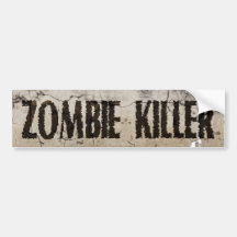 ZombieKillerRifle01 Bumper Stickers