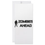 zombies ahead icon personalized rack card