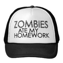Zombies at my Homework Mesh Hat