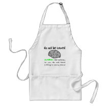 ZOMBIES EAT BRAINS T-SHIRTS AND GIFTS APRON