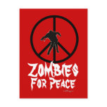 Zombies For Peace Postcard