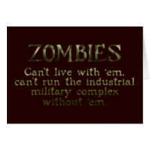Zombies Industrial Military Complex Cards