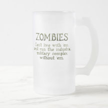 Zombies Industrial Military Complex Mugs