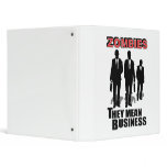 Zombies mean business binders