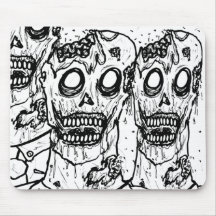 Zombies! Mouse Pads