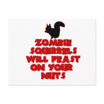 ZombieSquirrelpng Postcard