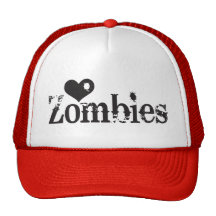 Zombis d'amour (coeur) casquettes de camionneur