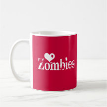 Zombis d'amour (coeur) tasse