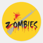 Zombis, Haloween heureux Autocollants