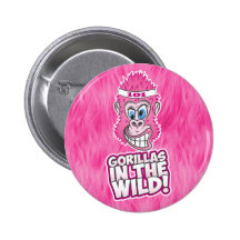ZOMG, Gorillas in the Wild Pin