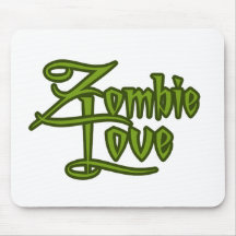 Zomibe Love Halloween Mouse Pads