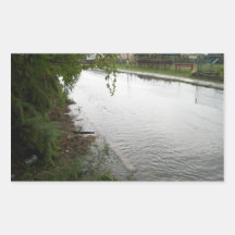 zone d'inondation autocollants