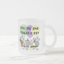 Zoo Animals 2nd Birthday Tshirts and Gifts Coffee Mug