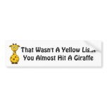 Zoo Crew Giraffe bumper stickers