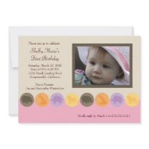 Zoo Dot-ette Birthday Invitation