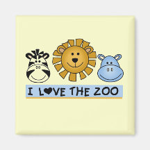 Zoo Friends T-shirts and Gifts Fridge Magnet