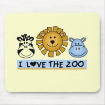 Zoo Friends T-shirts and Gifts Mouse Pad