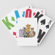 ZOO Girl Bicycle Playing Cards