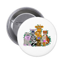 ZOO Girl Pinback Buttons