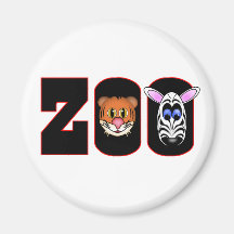 ZOO REFRIGERATOR MAGNETS