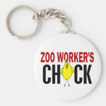 Zoo Worker's Chick Key Chain