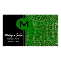 Zoology Alligator Business Card template