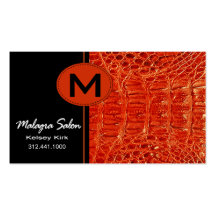 Zoology Alligator Business Card template